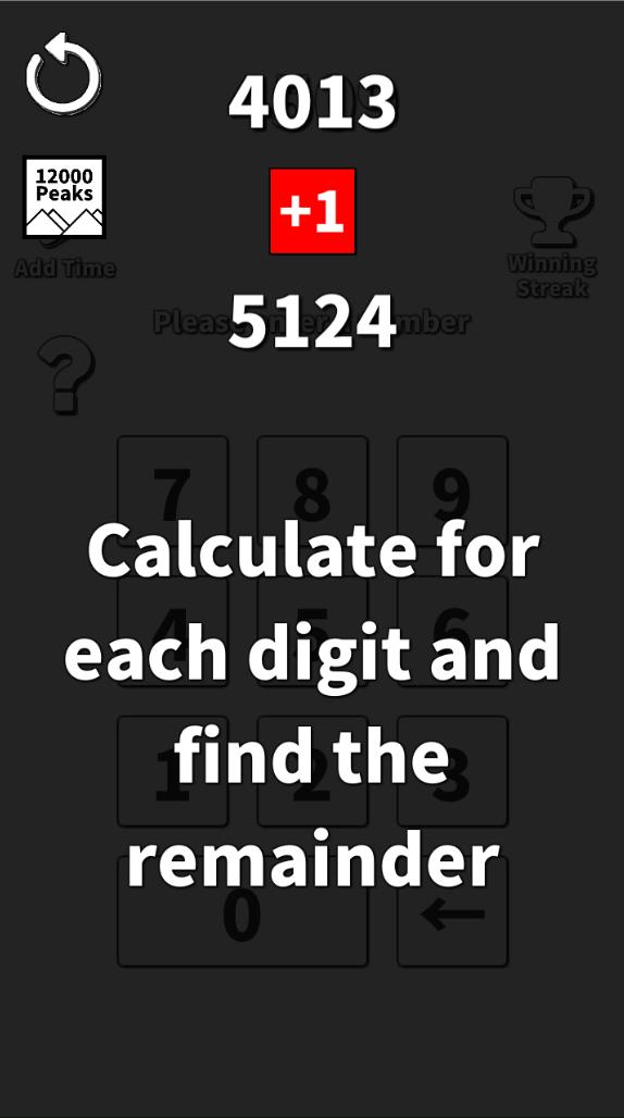 Perfect Number Hit the rest 0.8 Screenshot 1
