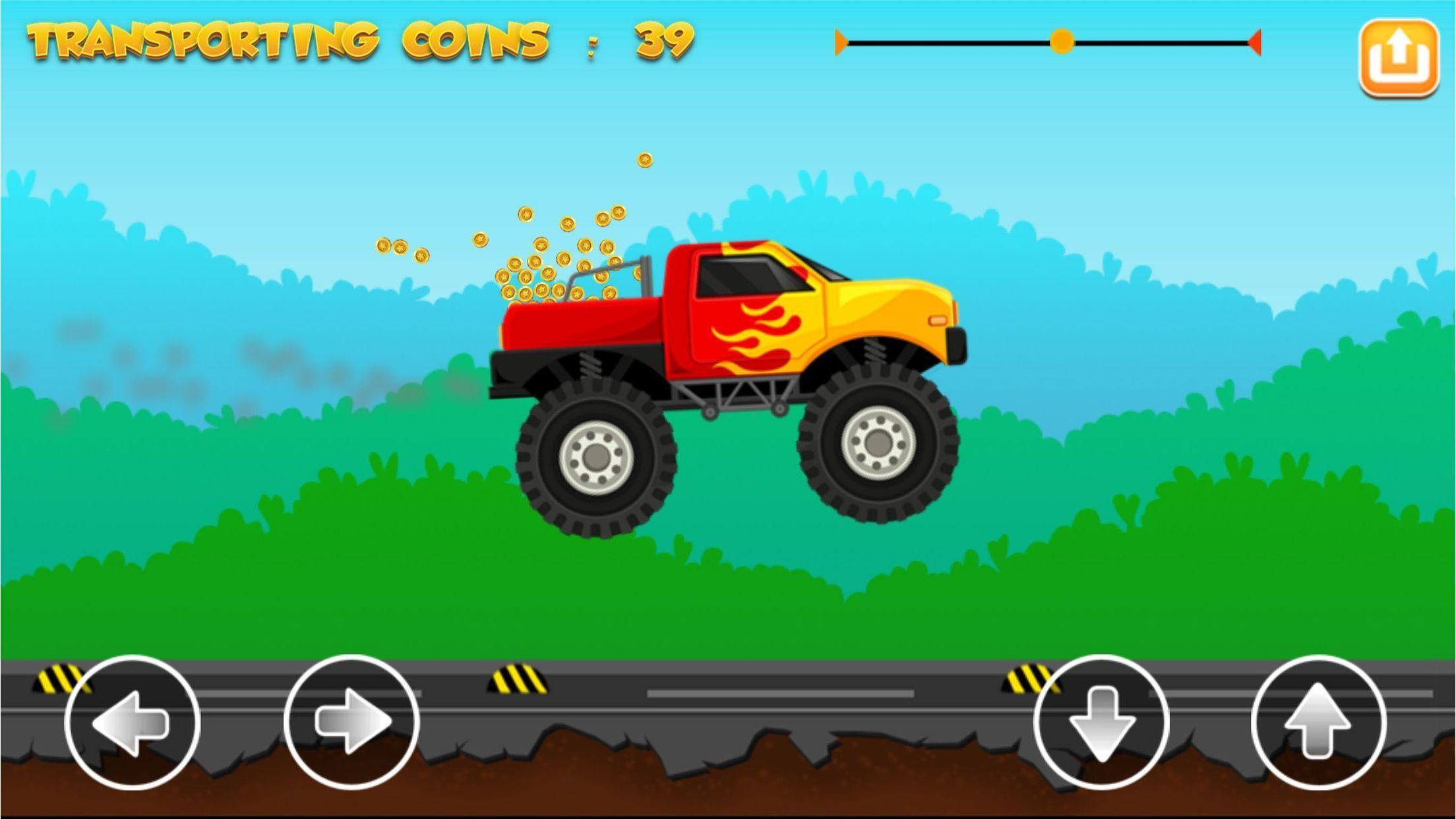Coins Transporter Monster Truck 1.0.1 Screenshot 12