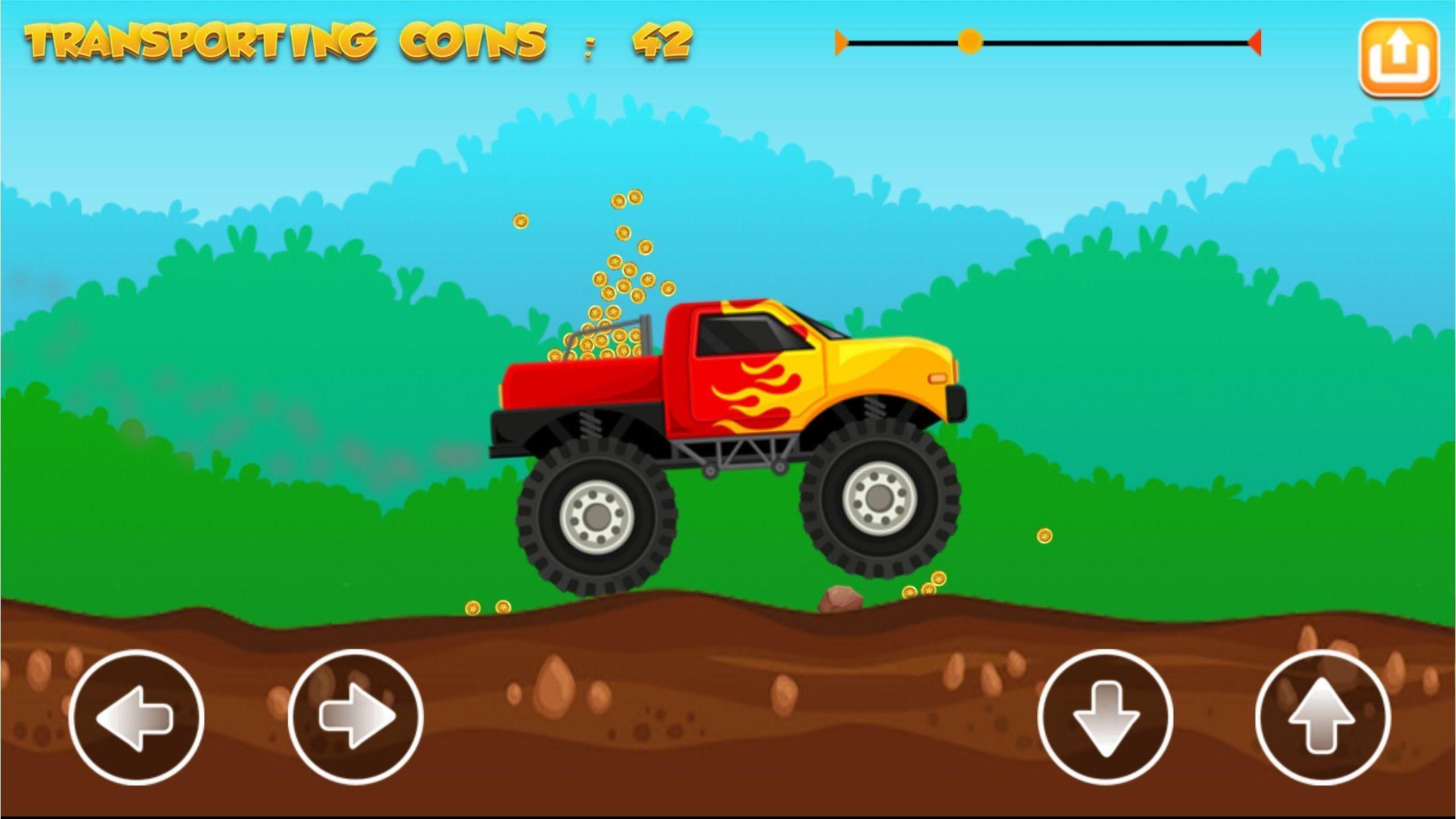 Coins Transporter Monster Truck 1.0.1 Screenshot 14