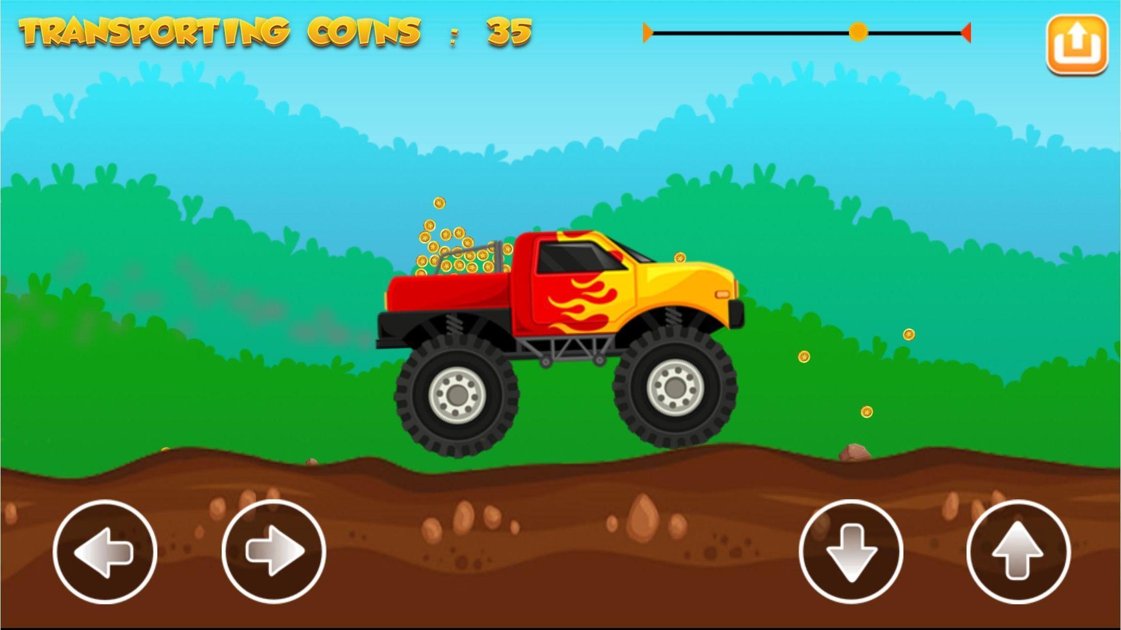 Coins Transporter Monster Truck 1.0.1 Screenshot 15
