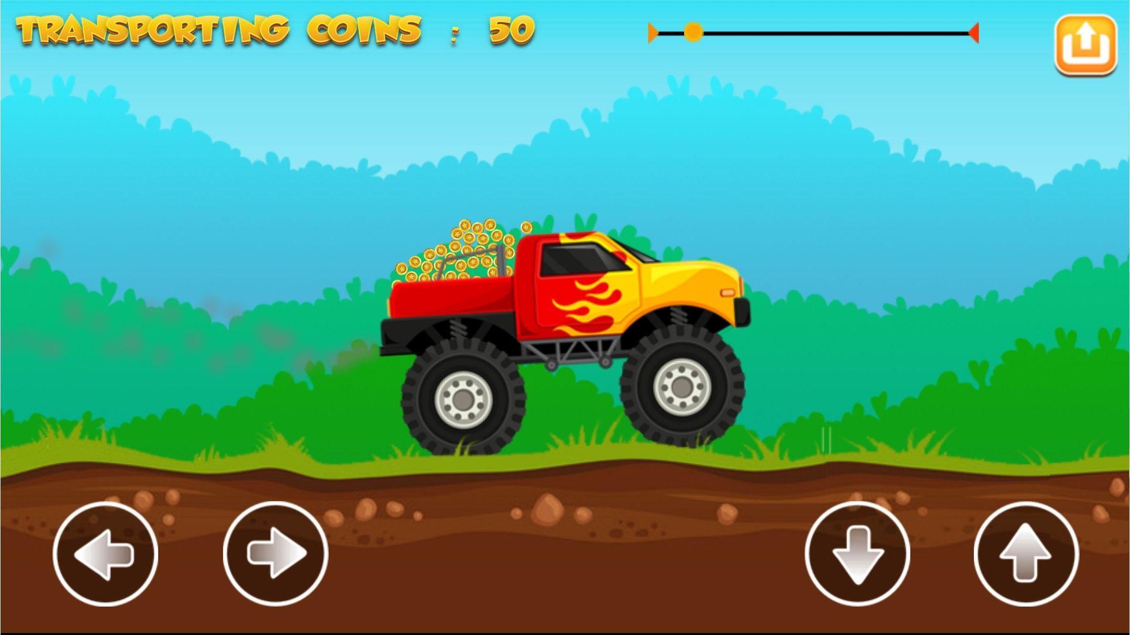 Coins Transporter Monster Truck 1.0.1 Screenshot 16