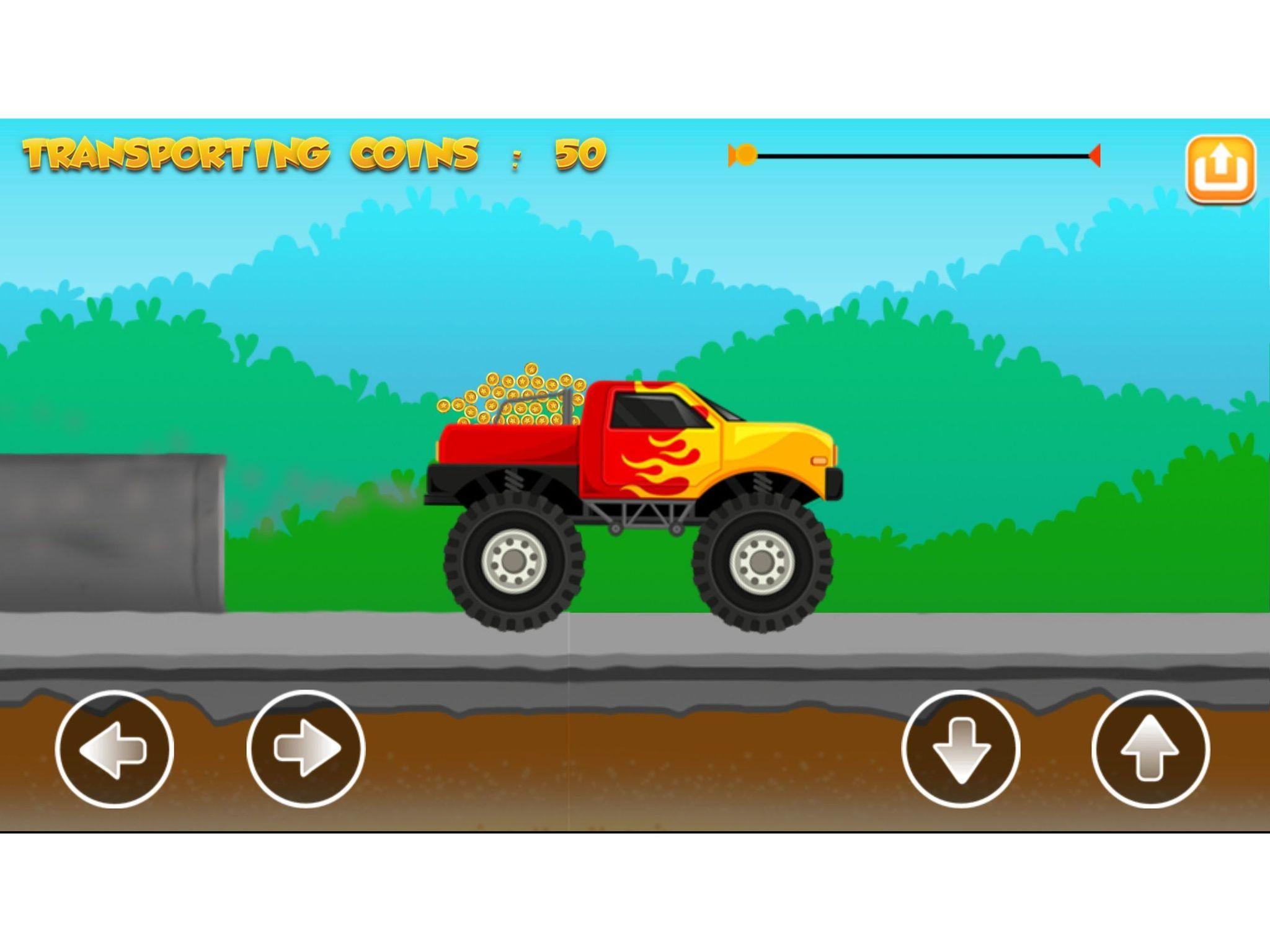 Coins Transporter Monster Truck 1.0.1 Screenshot 17