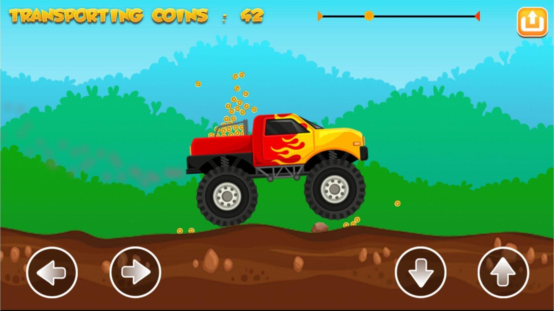 Coins Transporter Monster Truck 1.0.1 Screenshot 6
