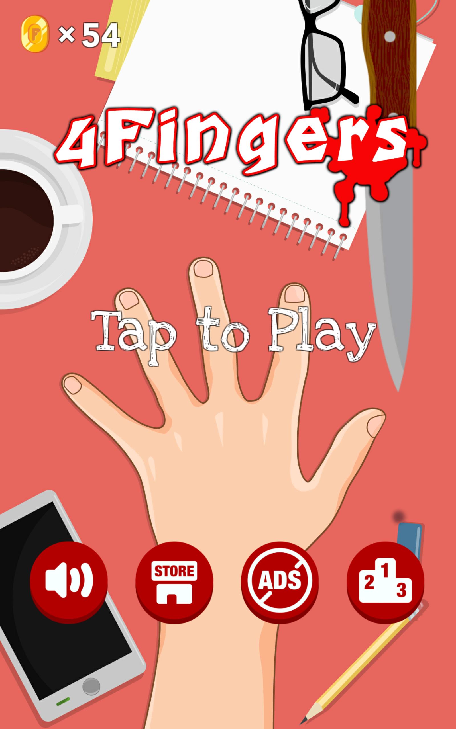 4 Fingers - free knife games 3.4 Screenshot 1