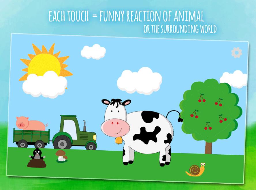 Moo & animals - kids game for toddlers from 1 year 1.7.7 Screenshot 1