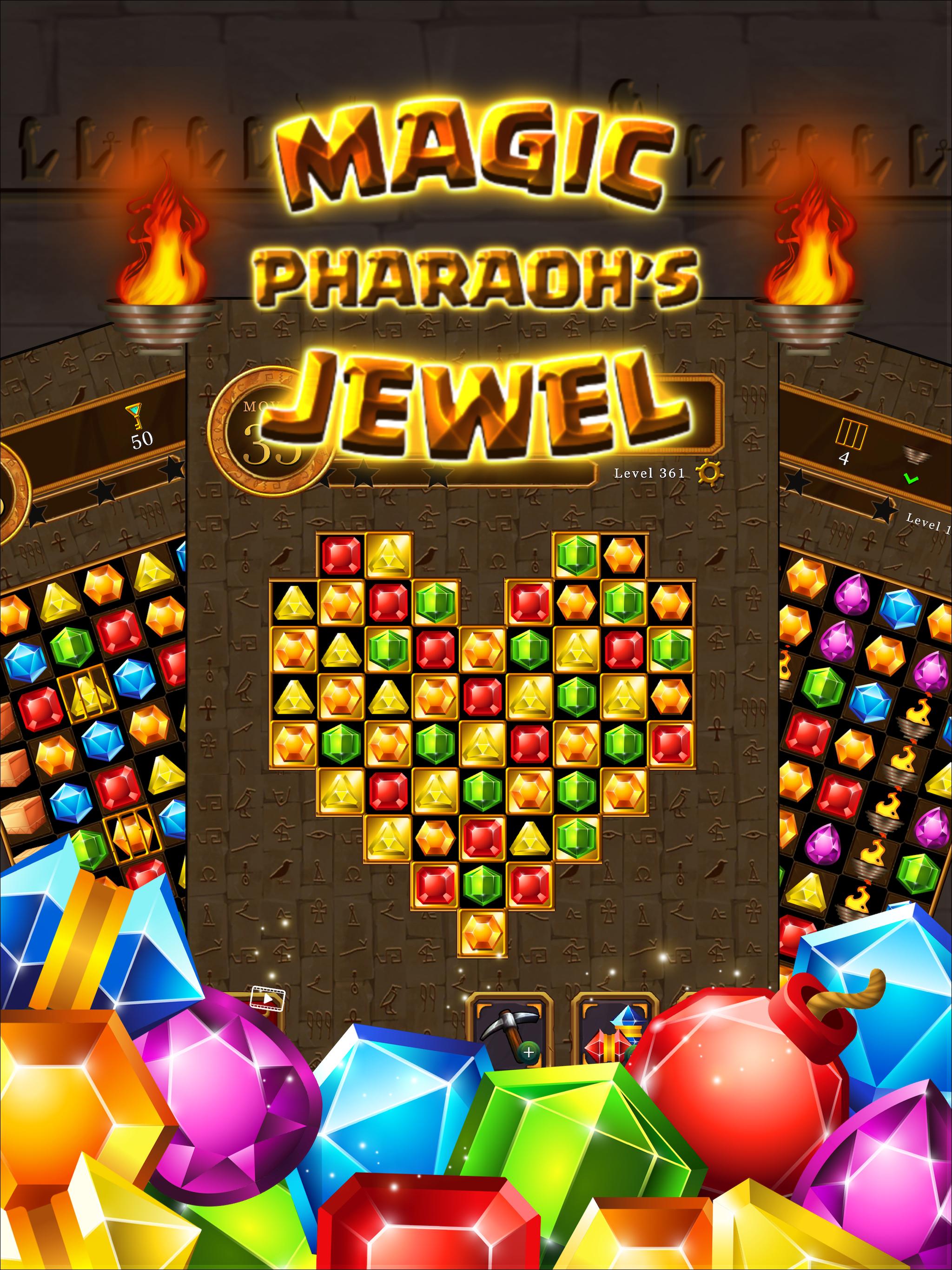 Pharaoh Magic Jewel : Classic Match 3 Puzzle 1.0.4 Screenshot 10