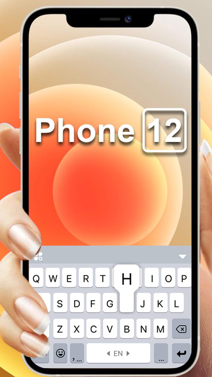 Phone 12 Keyboard Background 1.0 Screenshot 2