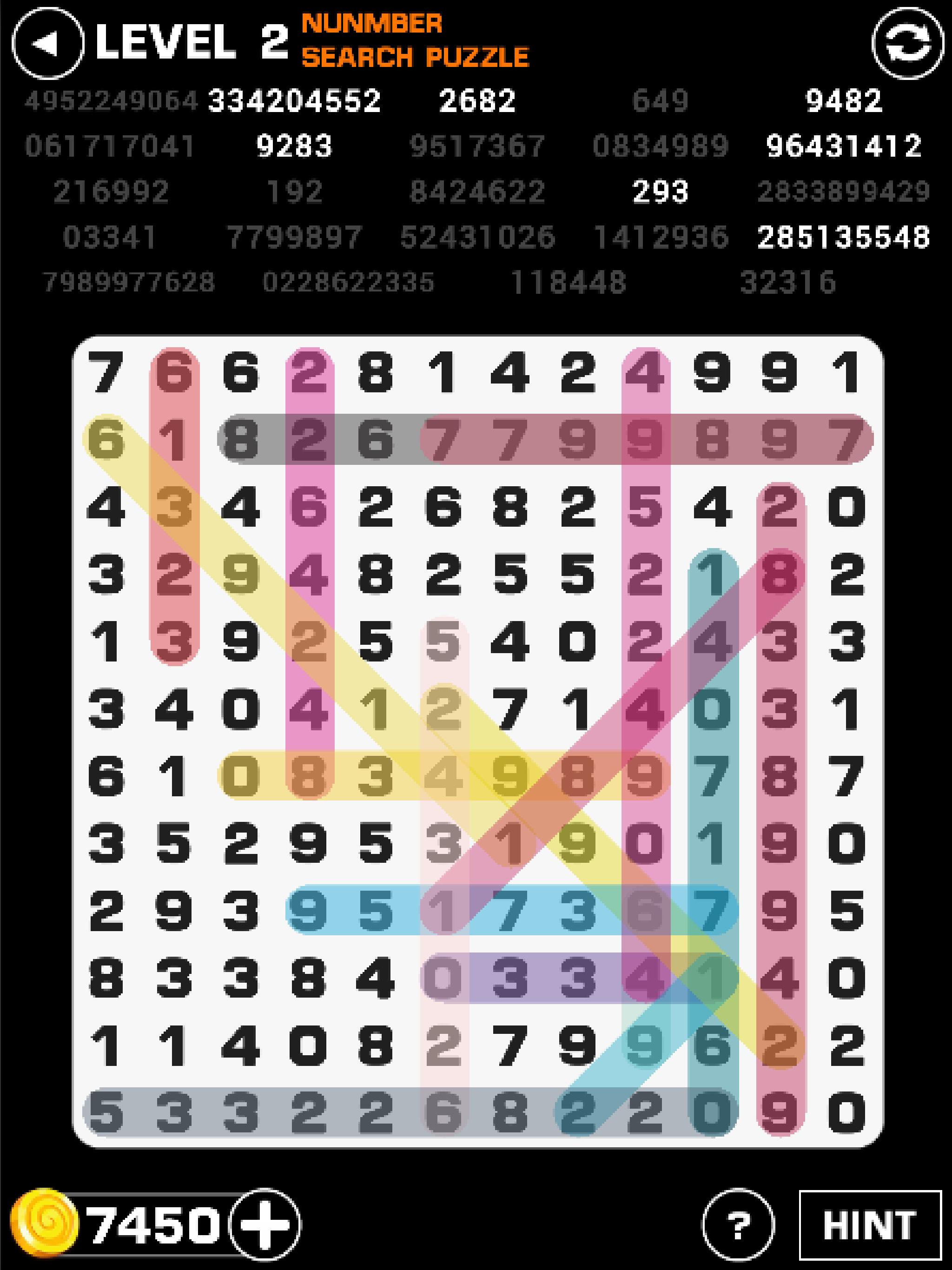 Number Search Puzzle : Game Of Numbers 1.0.2 Screenshot 11