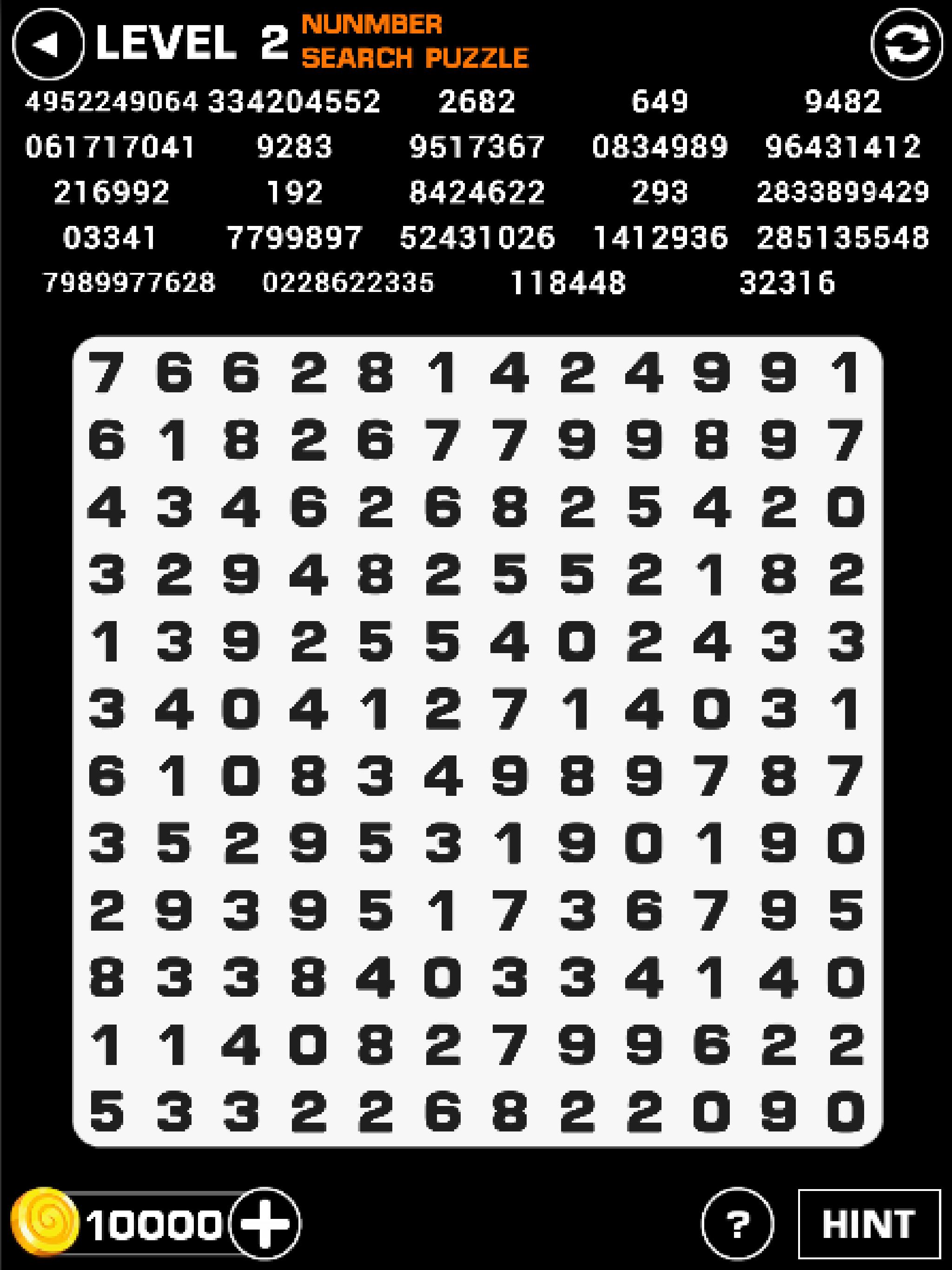 Number Search Puzzle : Game Of Numbers 1.0.2 Screenshot 5