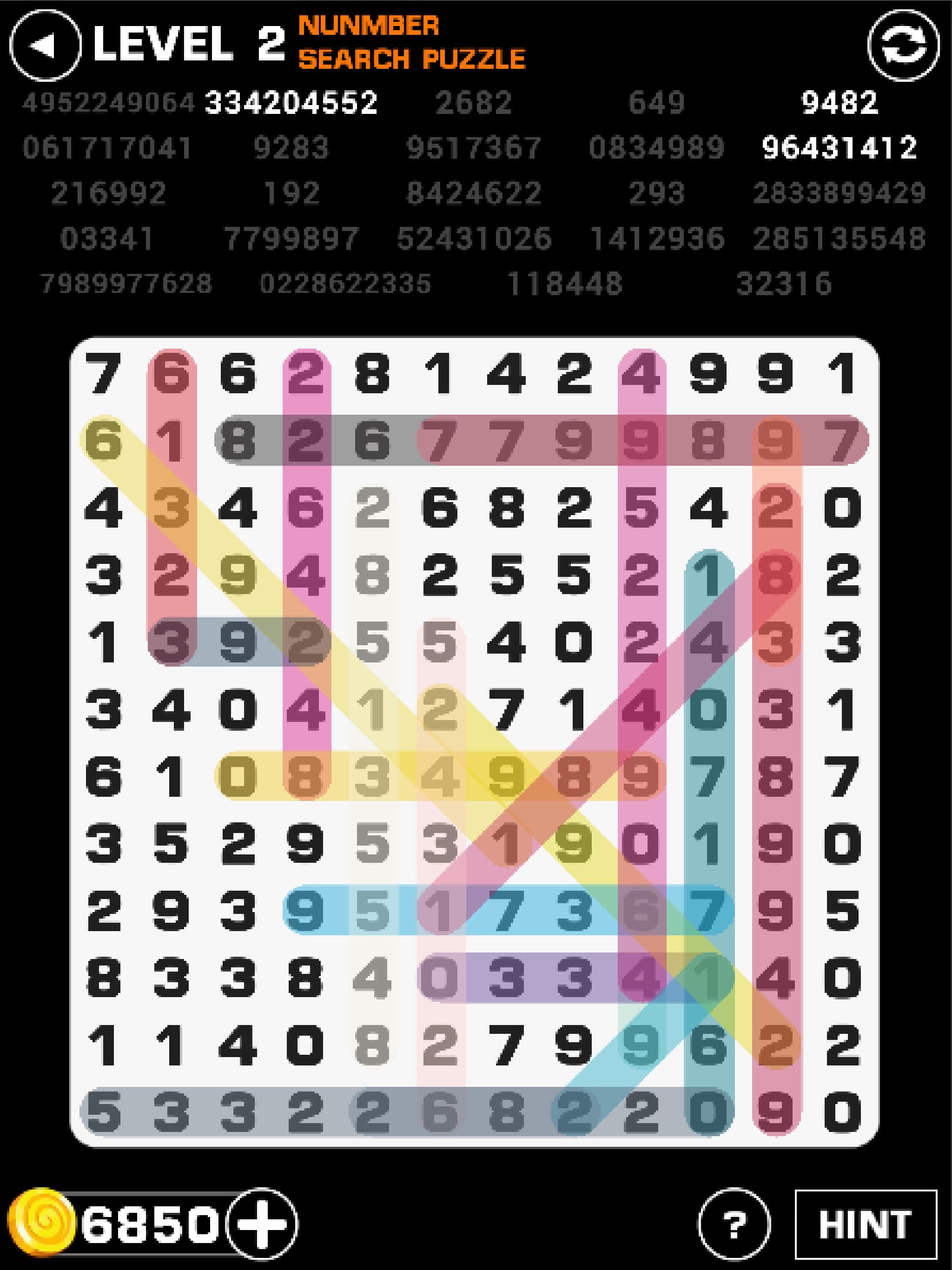 Number Search Puzzle : Game Of Numbers 1.0.2 Screenshot 8