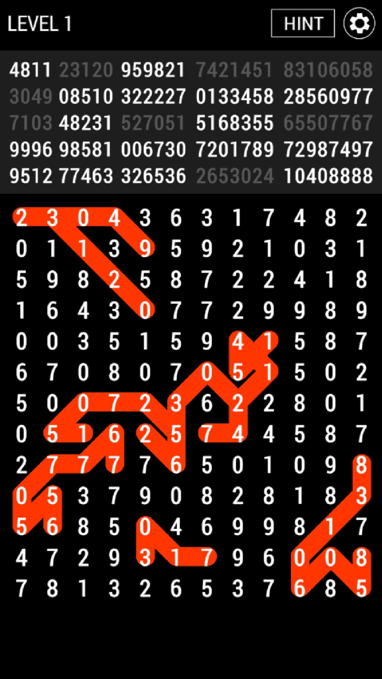Number Search : Twisted 1.0.1 Screenshot 1
