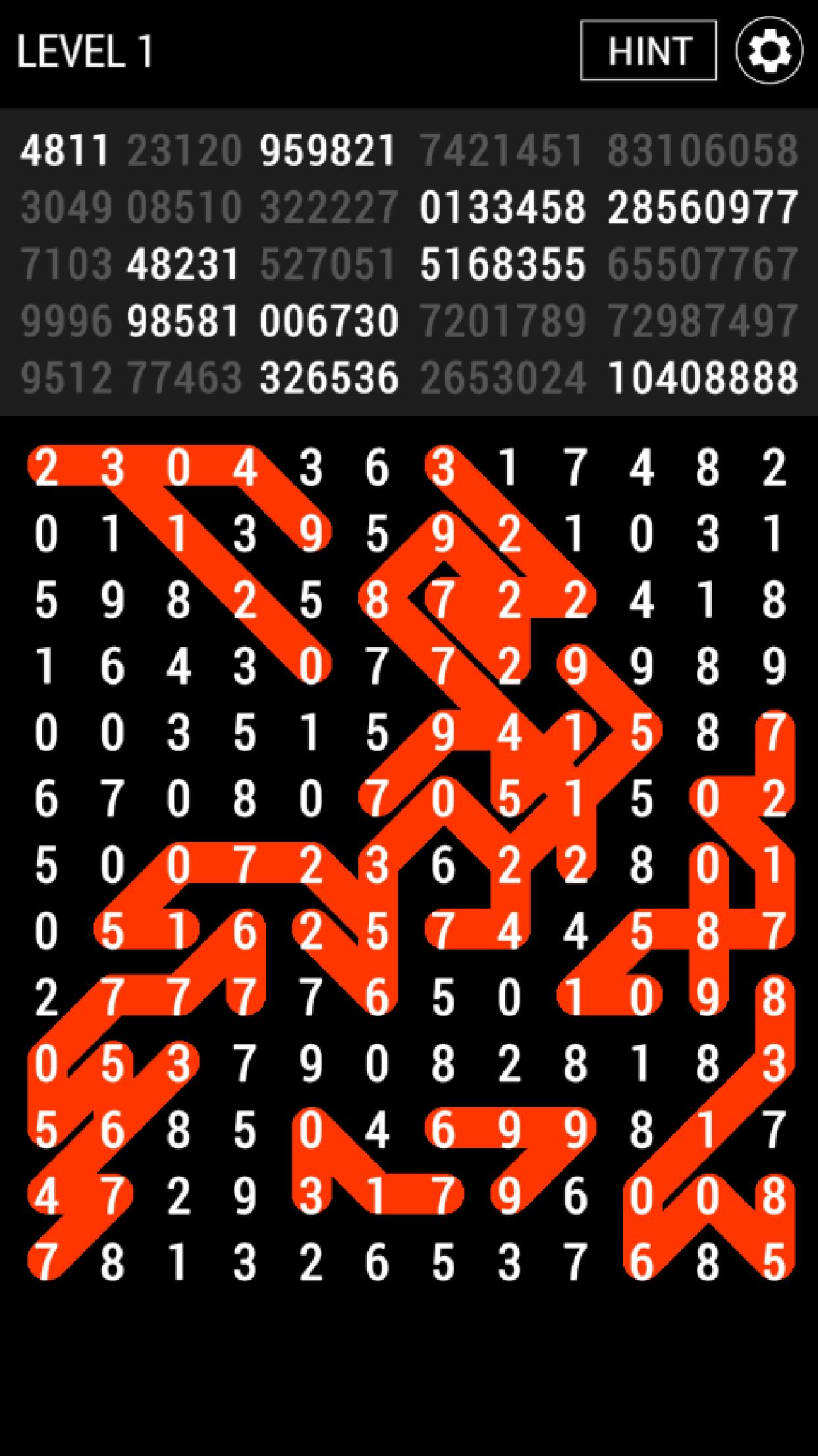 Number Search : Twisted 1.0.1 Screenshot 2