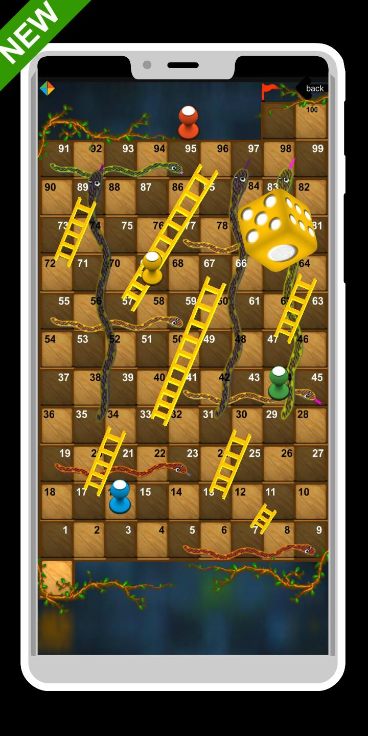 Snakes and Ladders wooden board game 2021 2.4 Screenshot 2