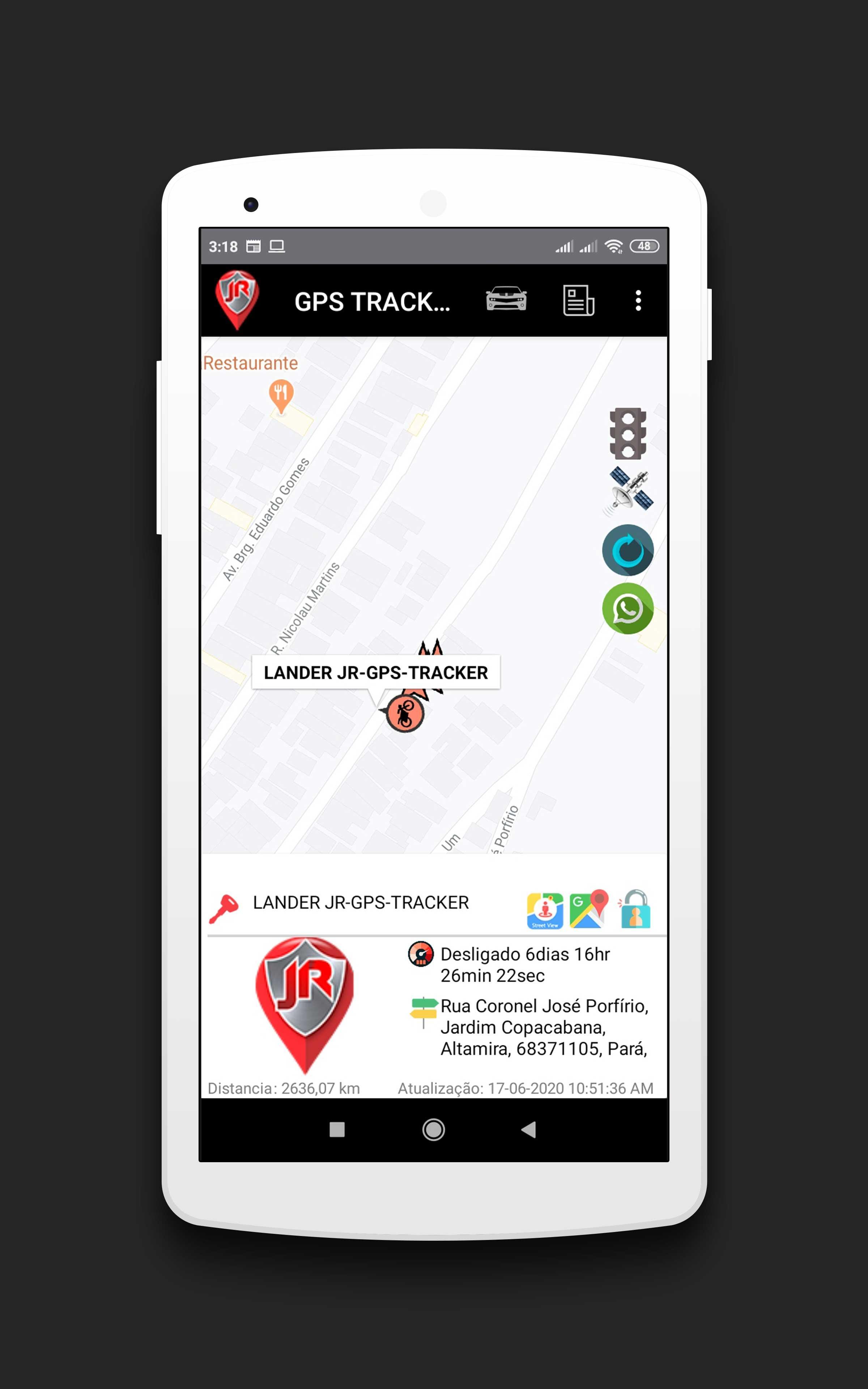 JR GPS TRACKER 4.1 Screenshot 2