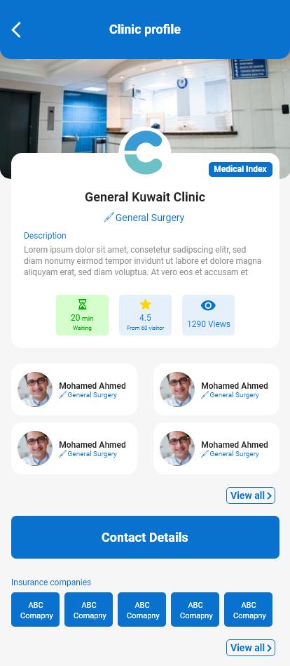 Clinic Gulf - كلينك الخليج - حجز  العيادات أونلاين 1.2 Screenshot 4