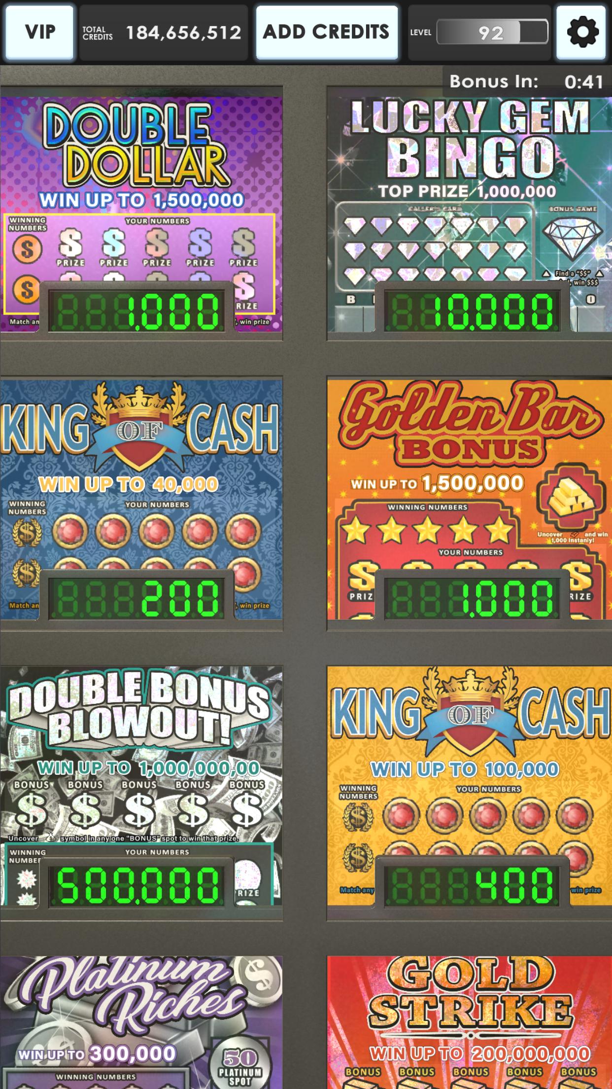 Lucky Lottery Scratchers 1.0.2 Screenshot 1