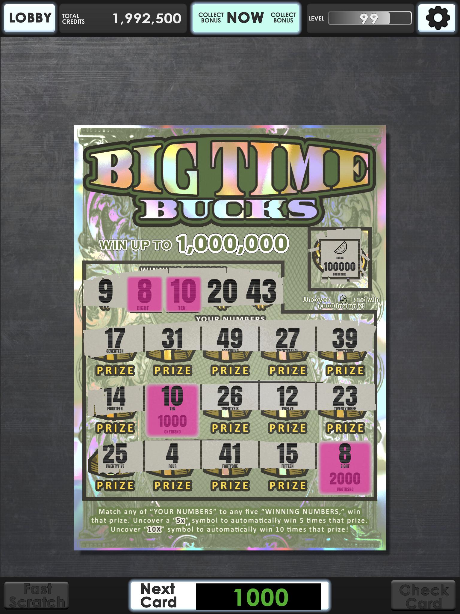Lucky Lottery Scratchers 1.0.2 Screenshot 11