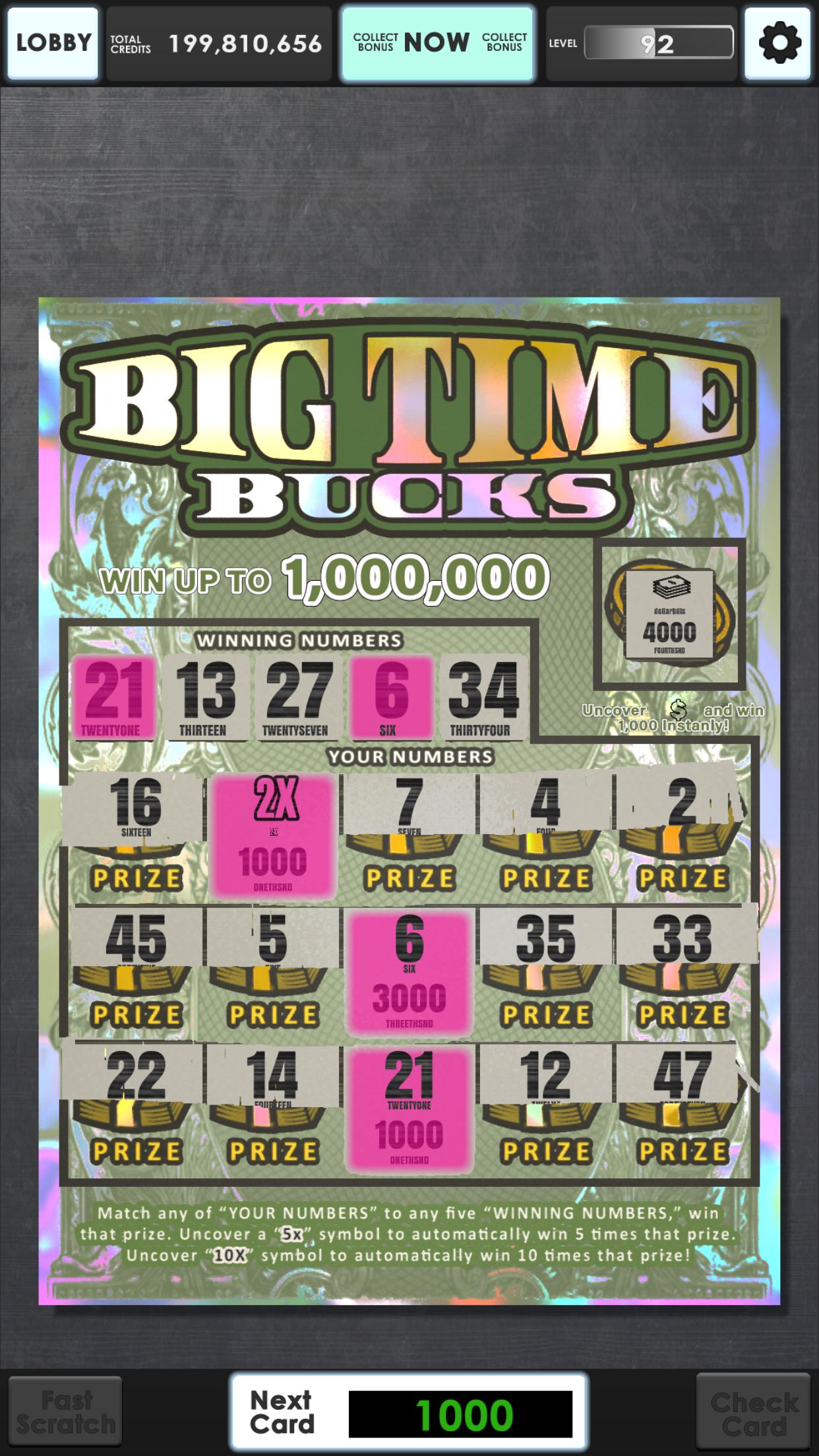 Lucky Lottery Scratchers 1.0.2 Screenshot 3