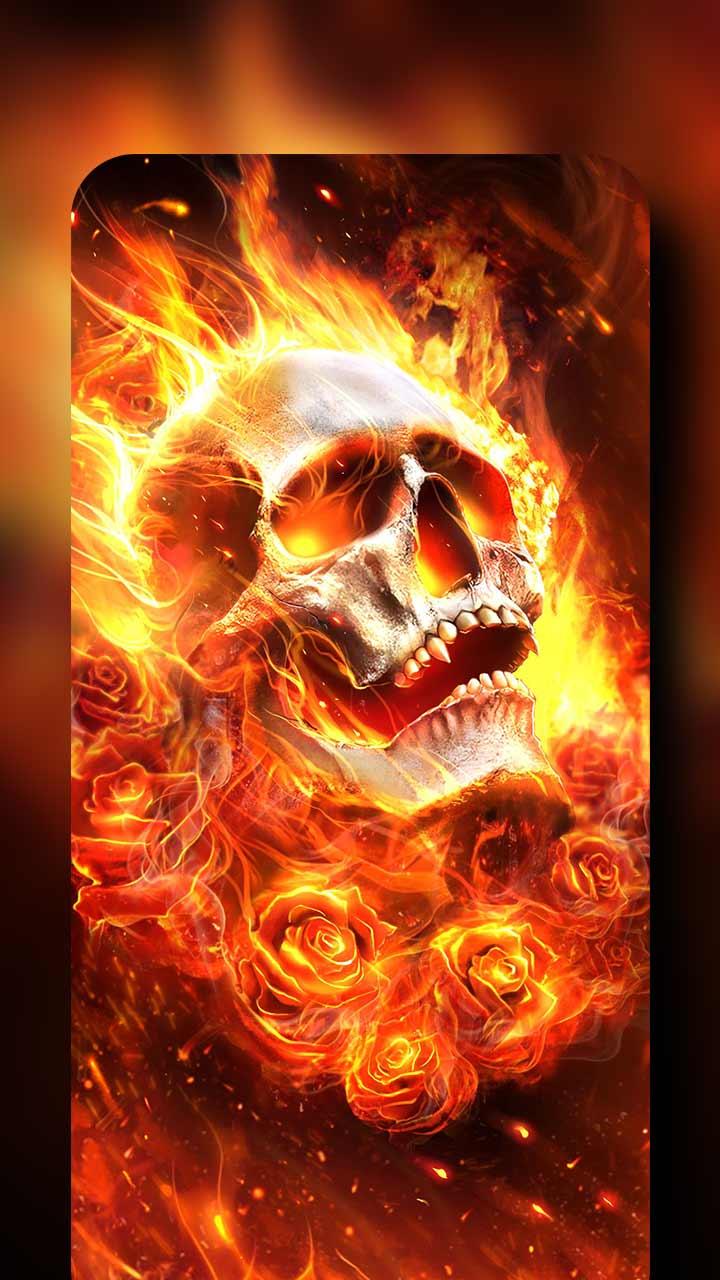Flame Skull Live Wallpaper 1.1.7 Screenshot 5