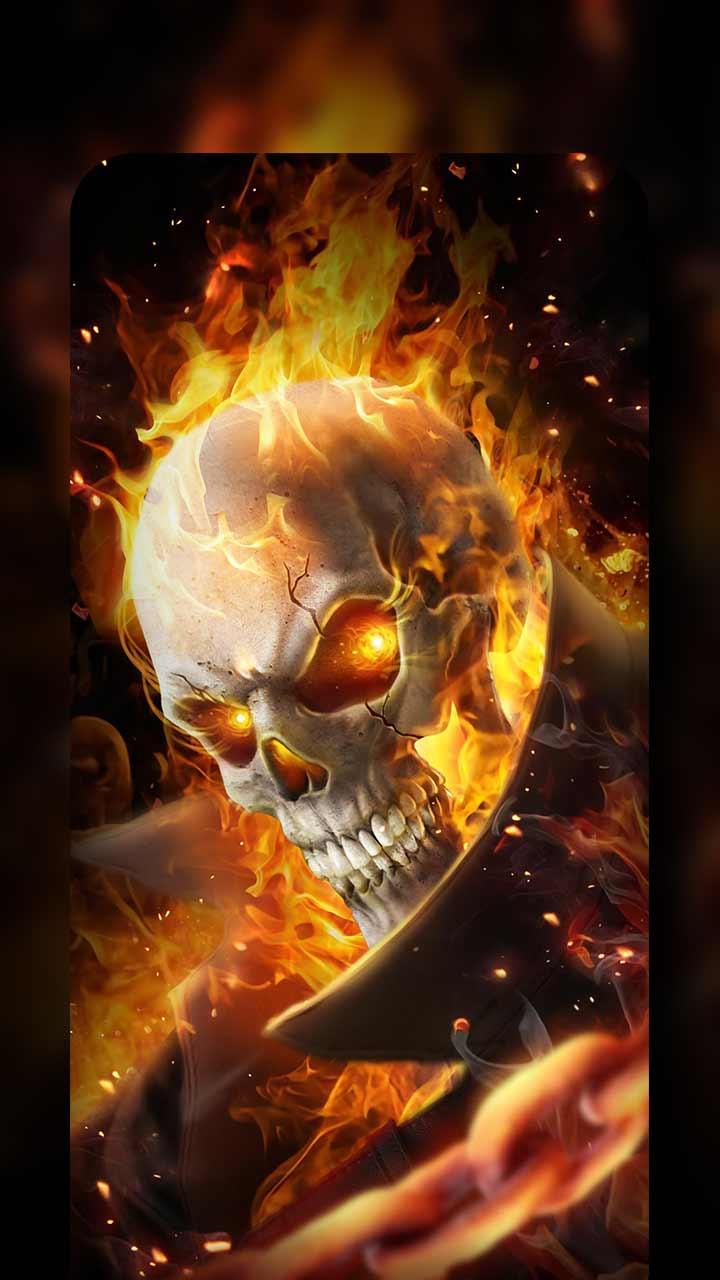 Flame Skull Live Wallpaper 1.1.7 Screenshot 7