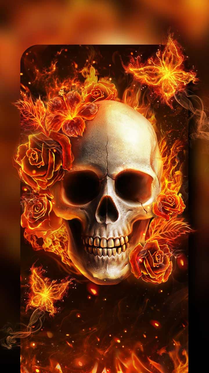 Flame Skull Live Wallpaper 1.1.7 Screenshot 8