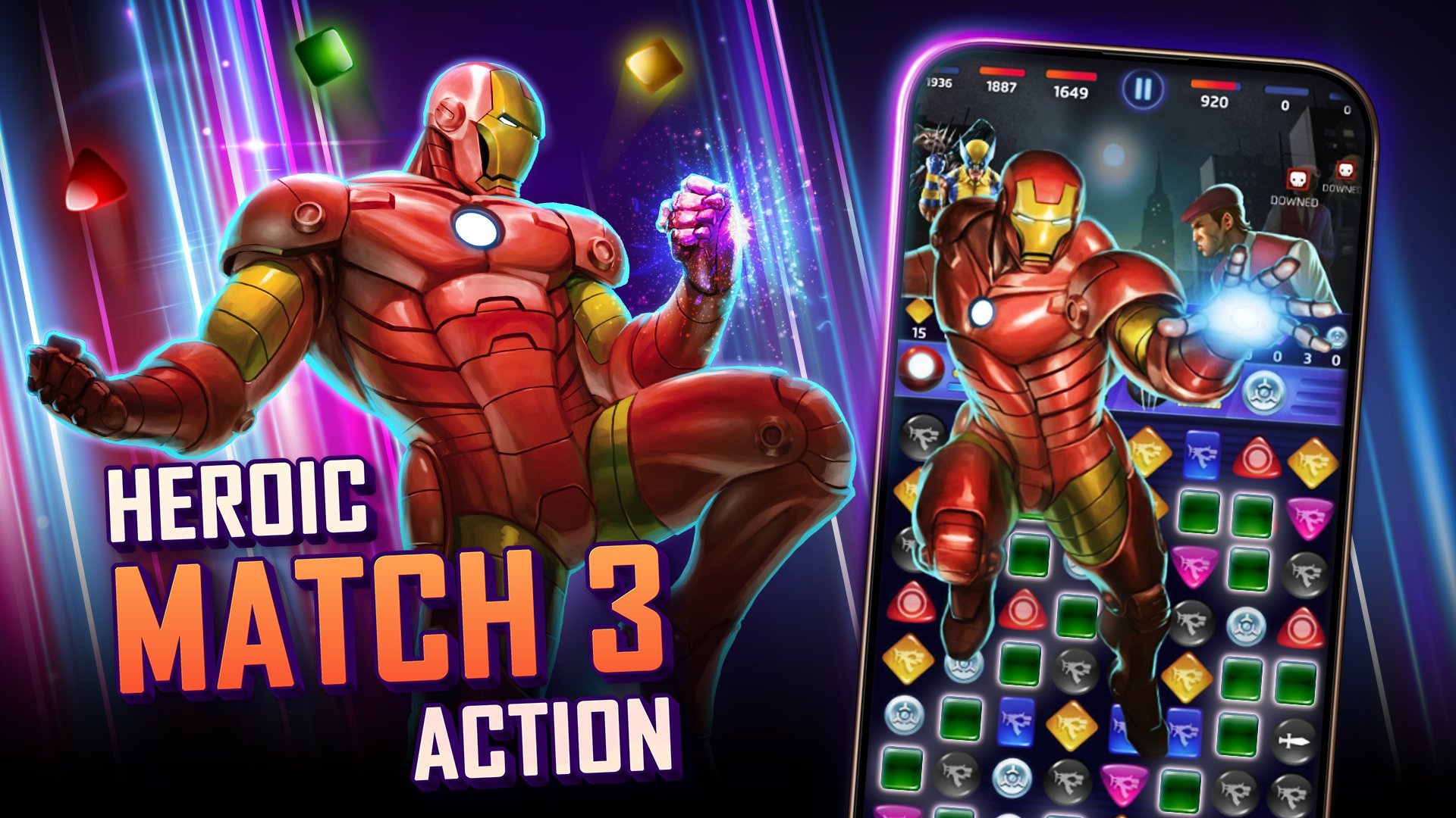 MARVEL Puzzle Quest: Match RPG 346.2 Screenshot 2