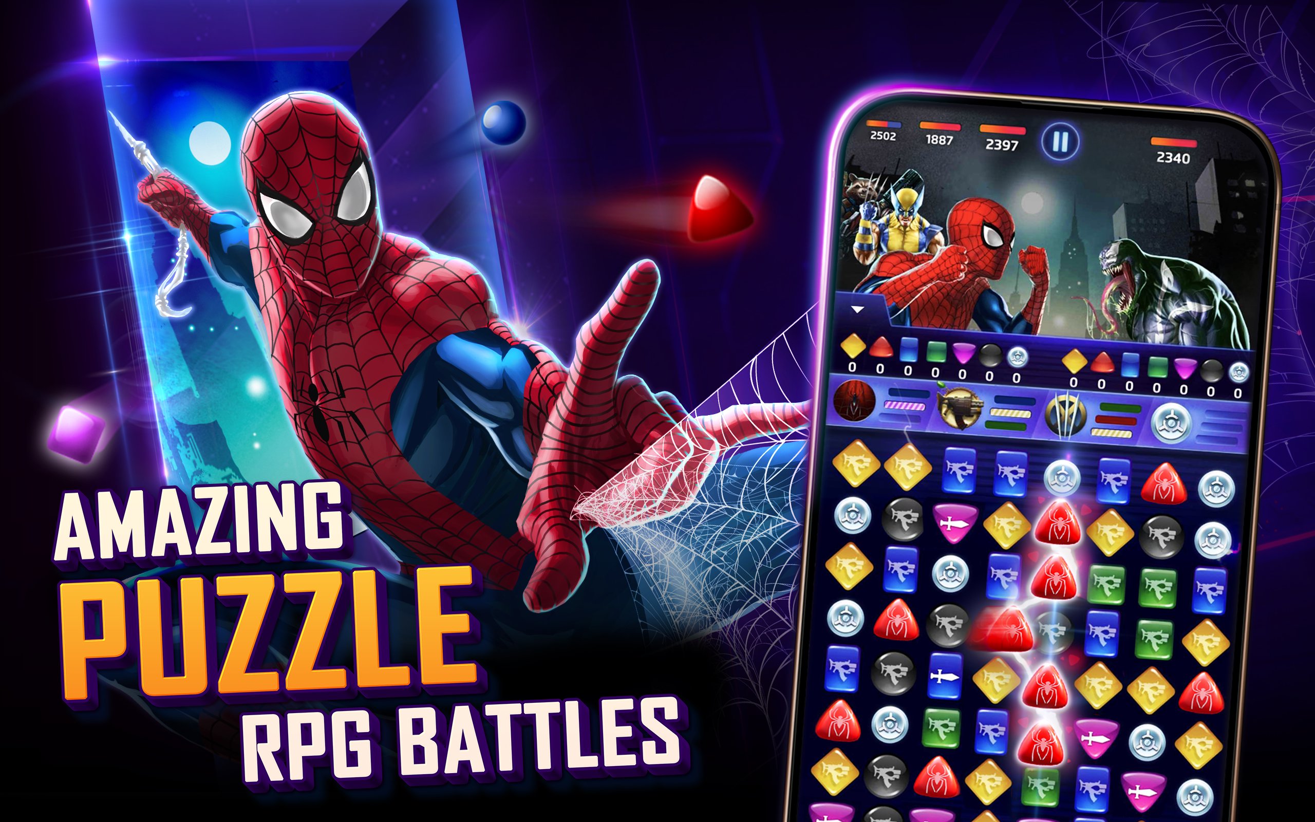 MARVEL Puzzle Quest: Match RPG 346.2 Screenshot 8