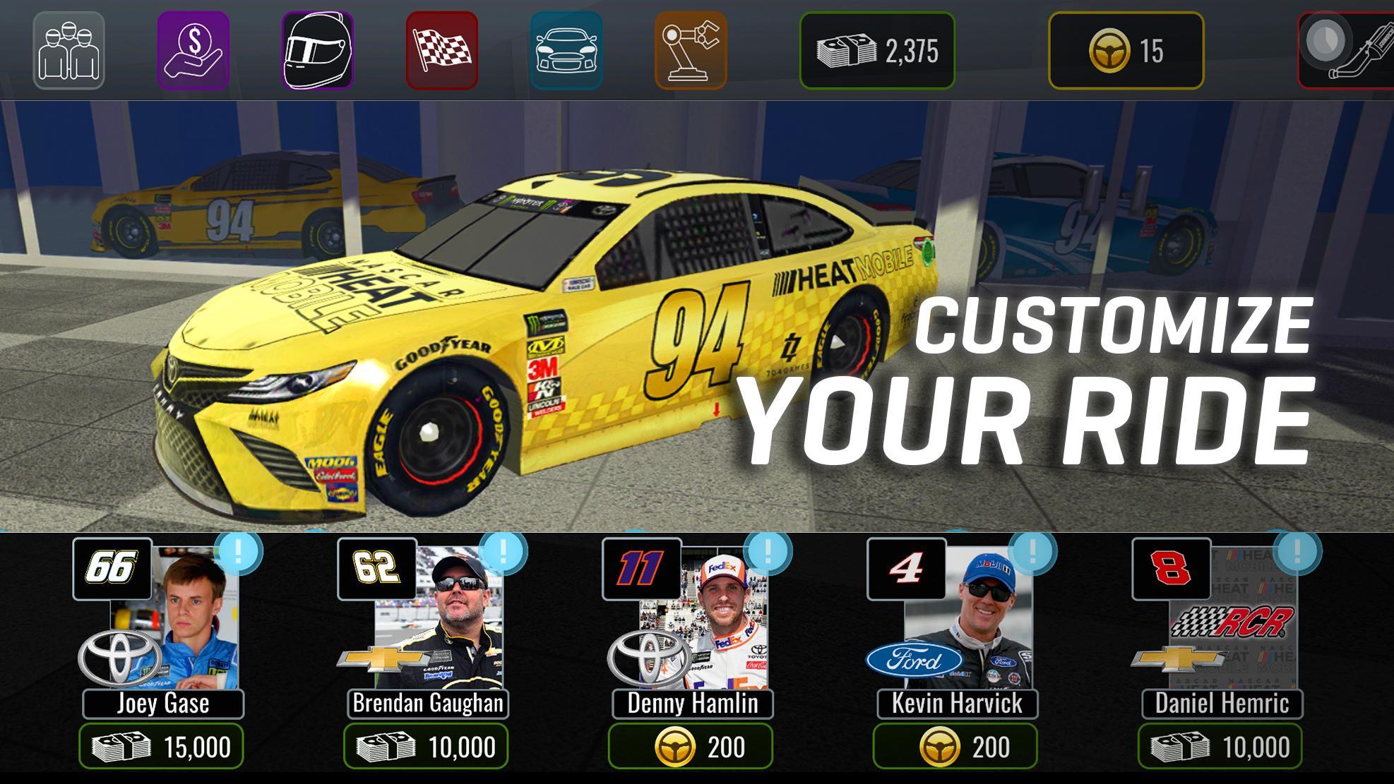 NASCAR Heat Mobile 4.0.3 Screenshot 12