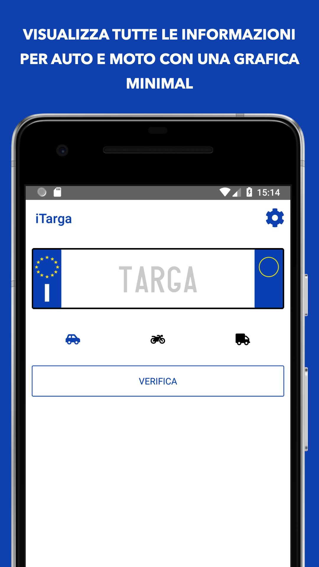 iTarga - Verify Italian license plate 1.0.6 Screenshot 1
