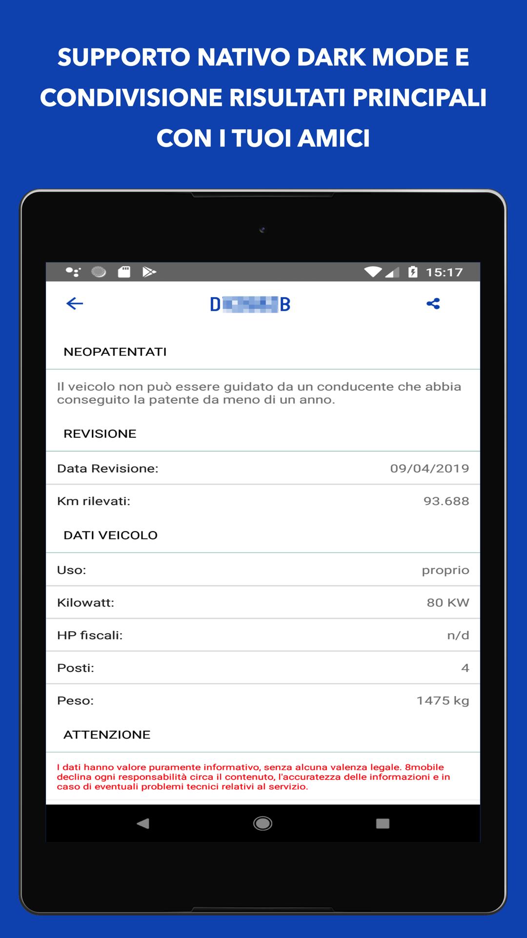 iTarga - Verify Italian license plate 1.0.6 Screenshot 10