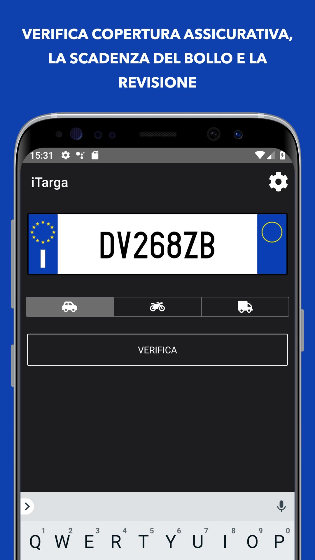 iTarga - Verify Italian license plate 1.0.6 Screenshot 12