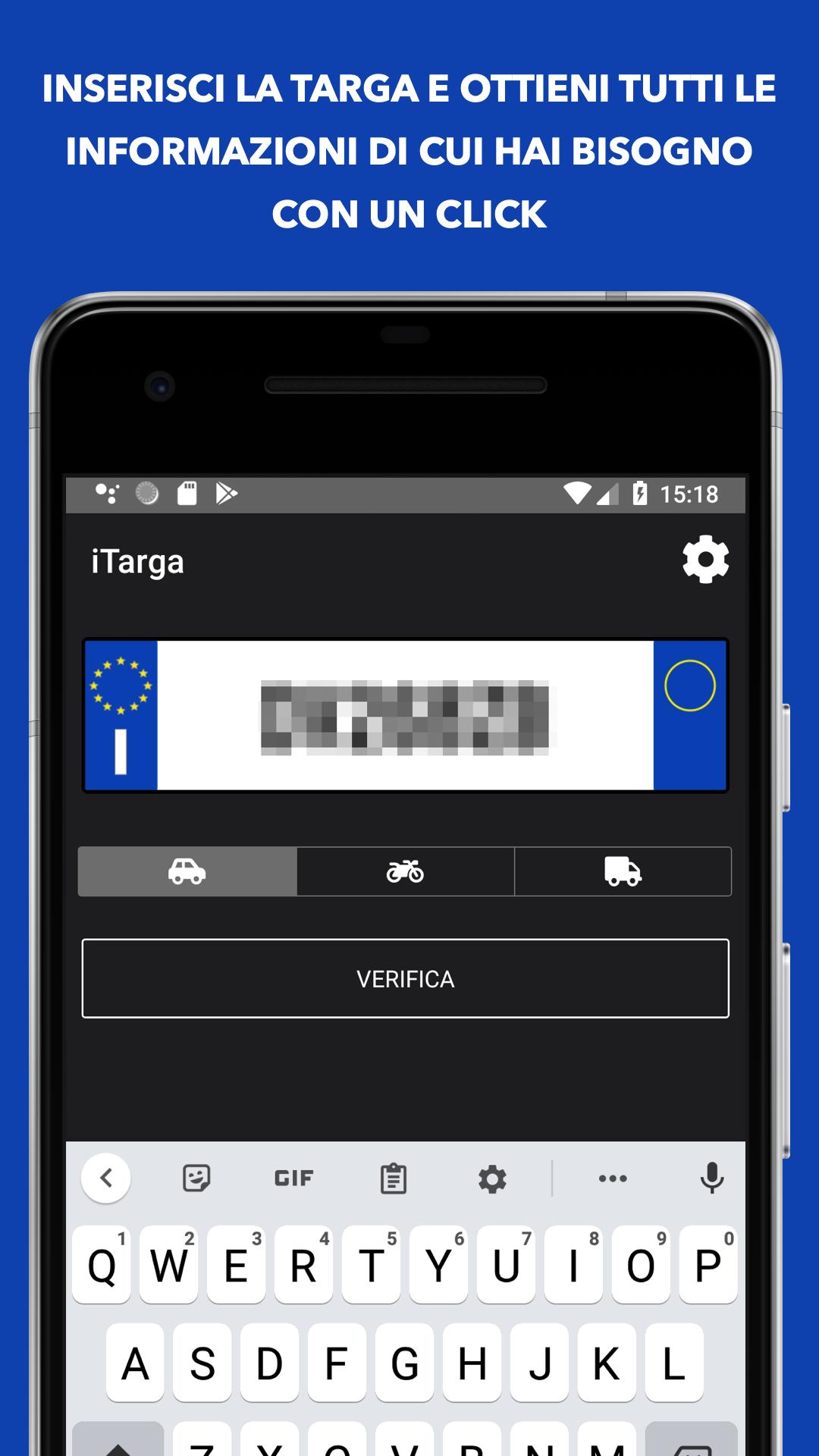 iTarga - Verify Italian license plate 1.0.6 Screenshot 4