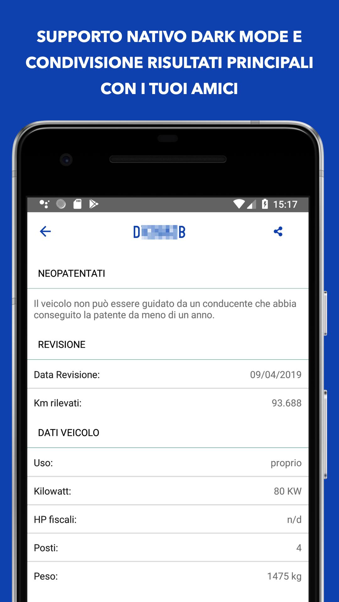 iTarga - Verify Italian license plate 1.0.6 Screenshot 5