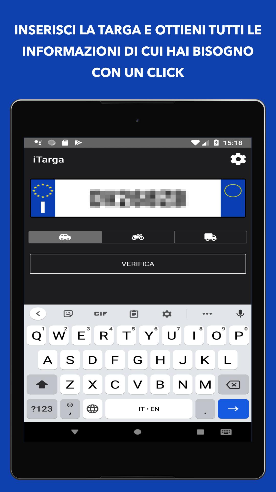 iTarga - Verify Italian license plate 1.0.6 Screenshot 9