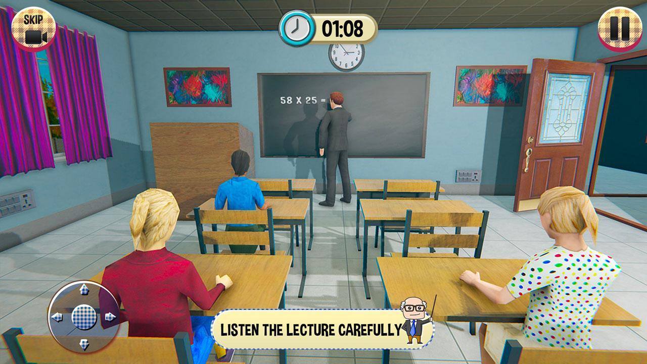 Virtual High School Girl Game School Simulator 3D 1.0.0 Screenshot 14