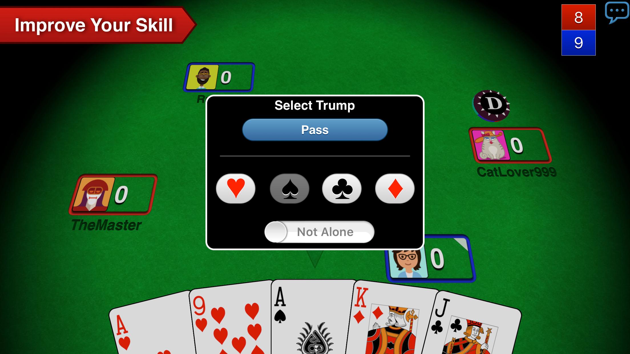 Euchre 3D 5.6 Screenshot 3