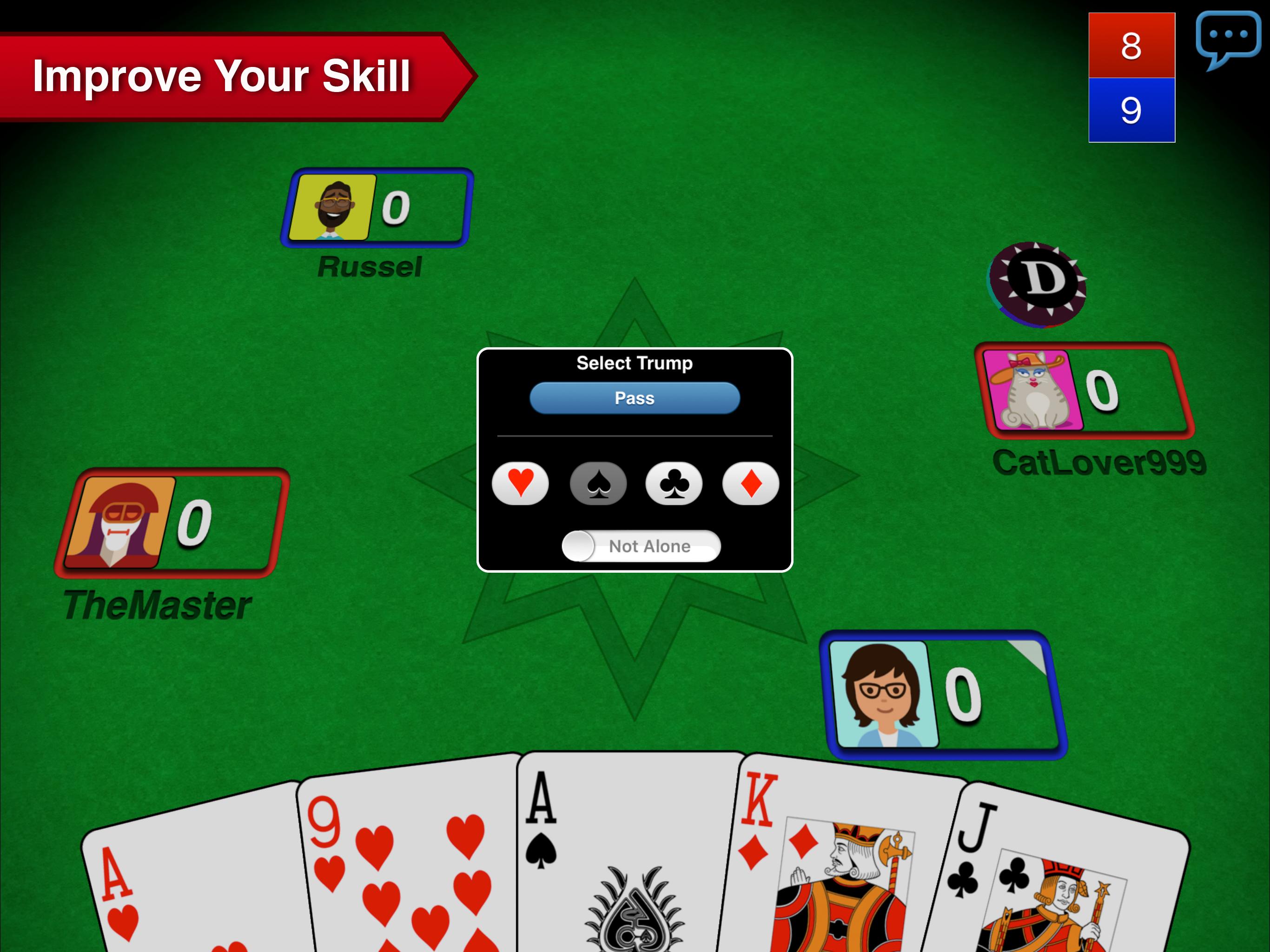 Euchre 3D 5.6 Screenshot 8