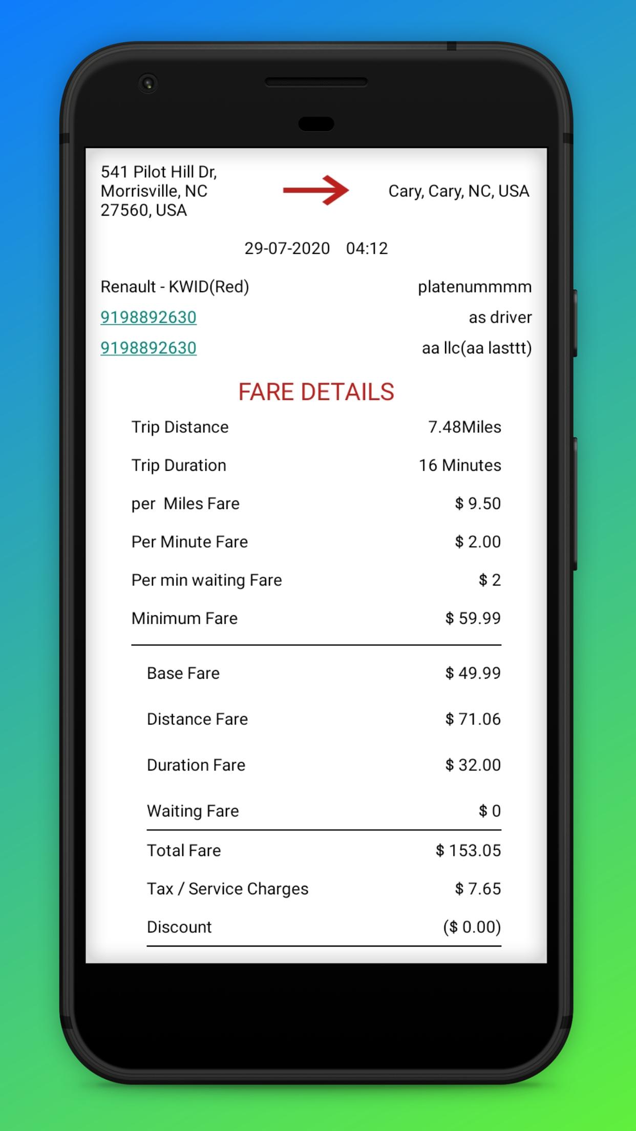 Ria Cab - Customer 1.0.64 Screenshot 5
