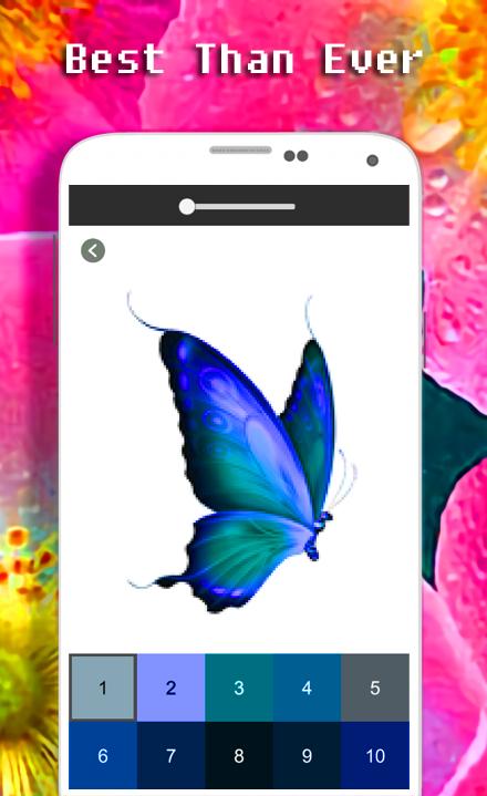Butterfly Coloring Book - Color By Number 7.0 Screenshot 2
