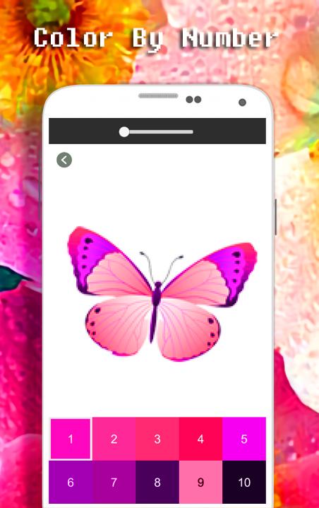 Butterfly Coloring Book - Color By Number 7.0 Screenshot 3