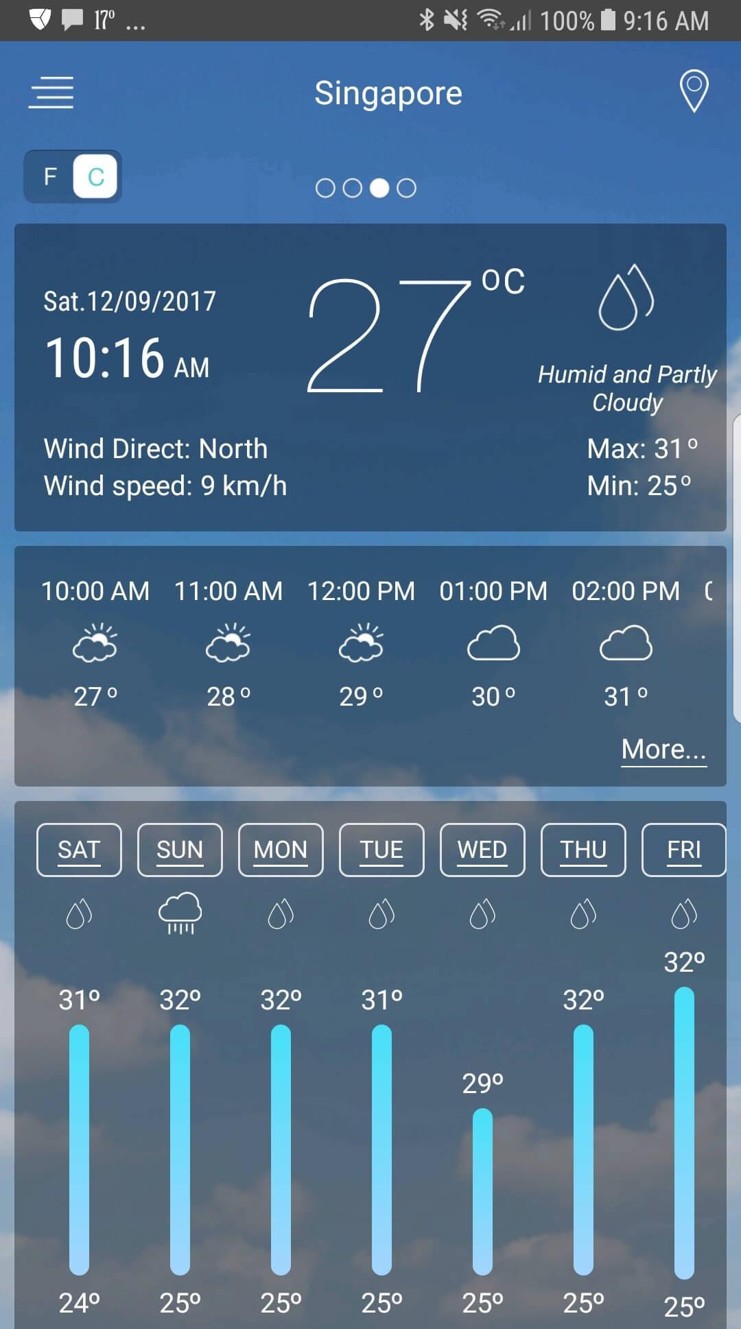 Weather app 5.7 Screenshot 1
