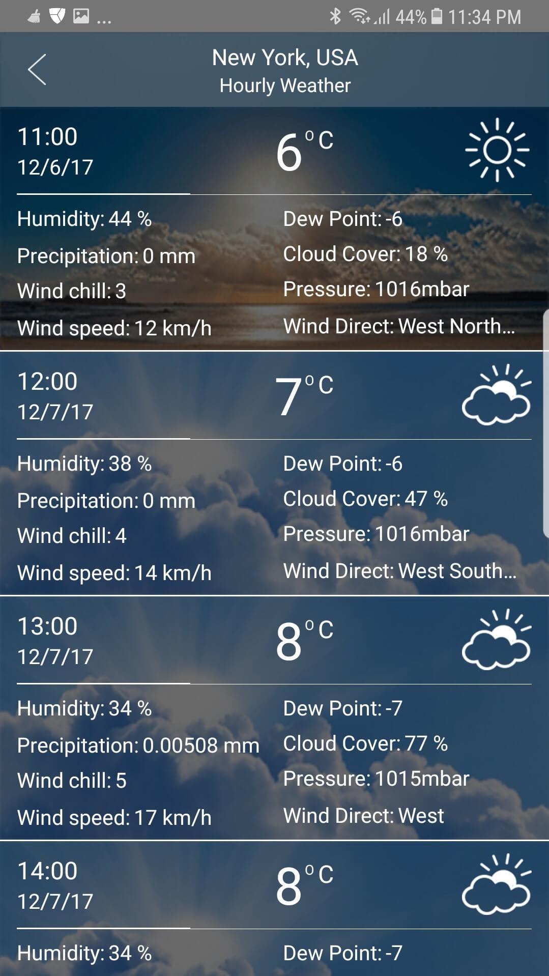 Weather app 5.7 Screenshot 3