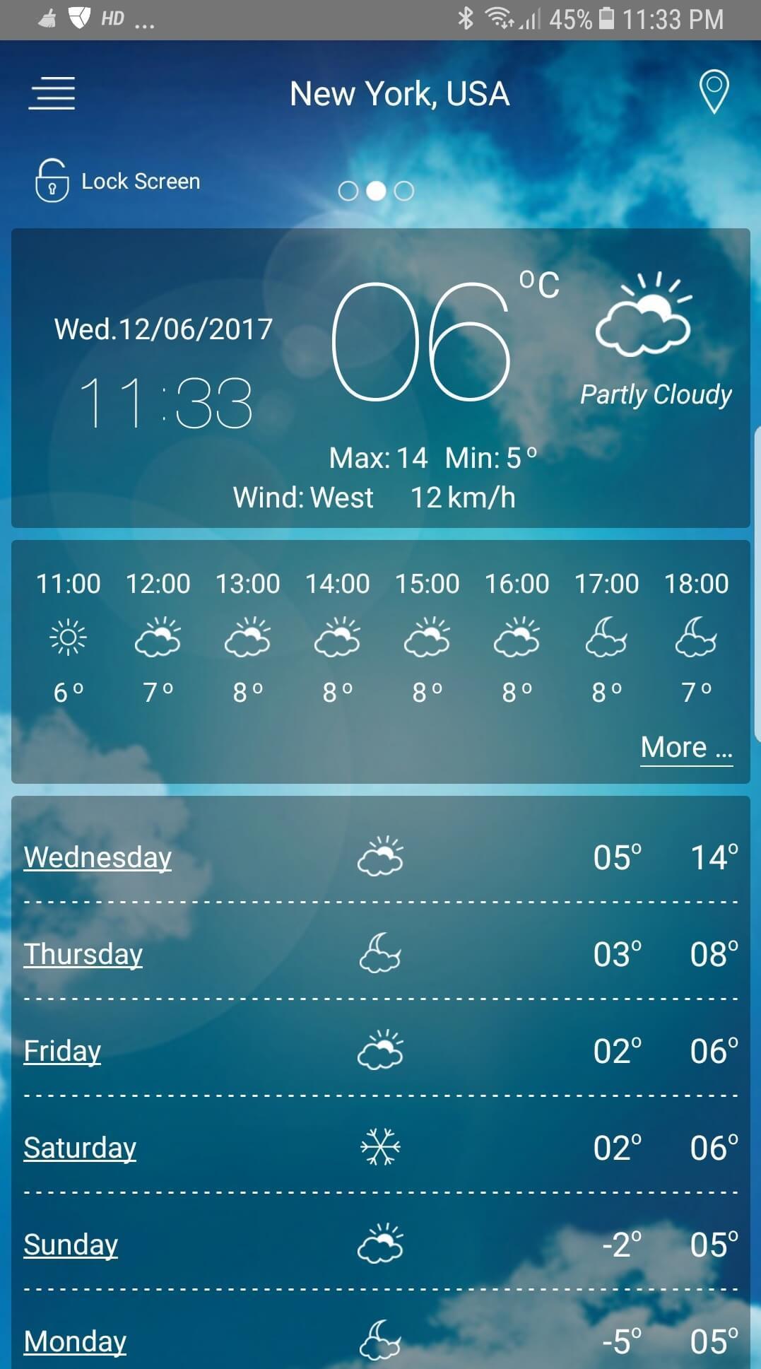 Weather app 5.7 Screenshot 7