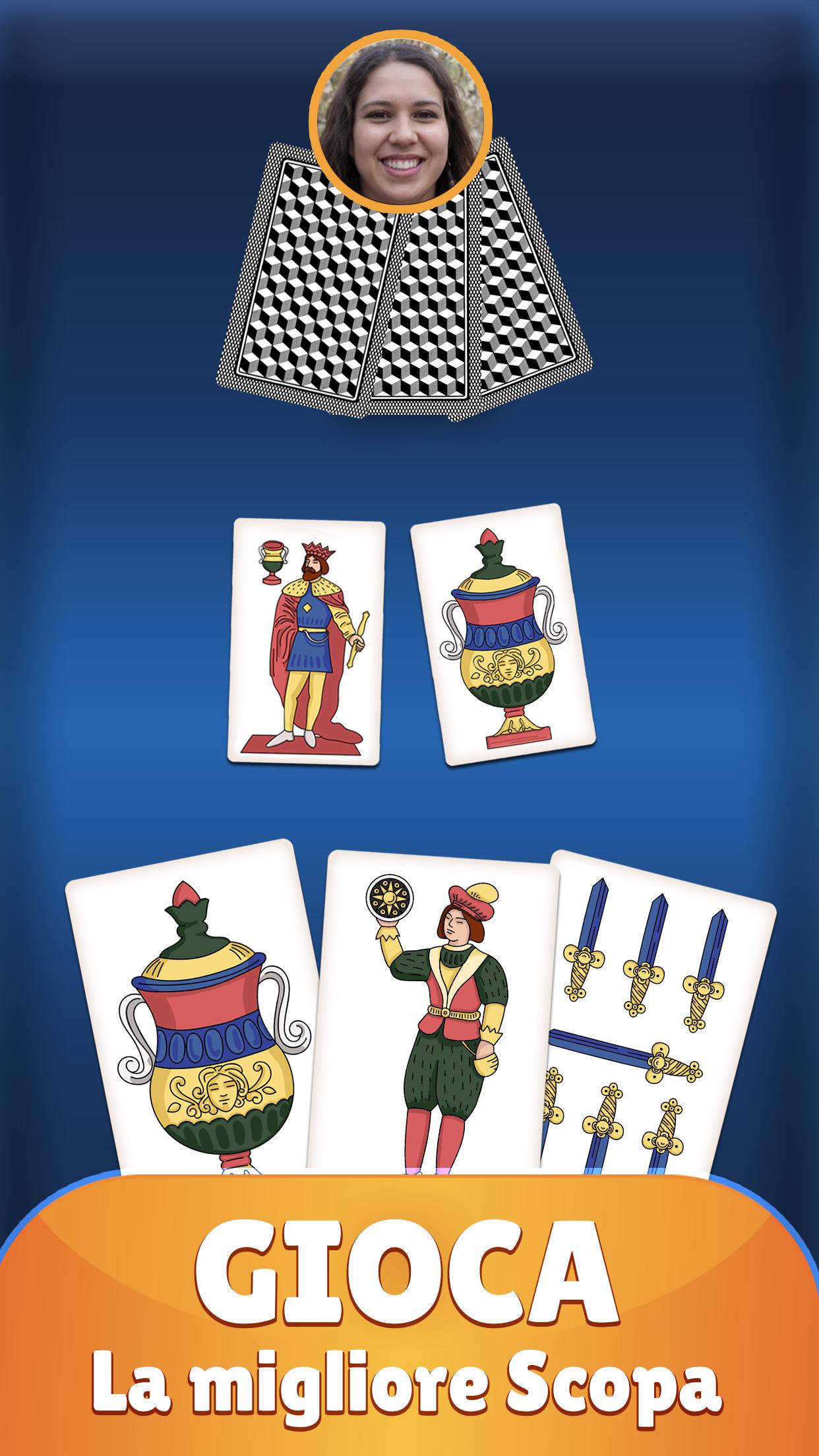 Scopa Classica - 100% GRATIS Online - Italiana 0.3.4 Screenshot 1