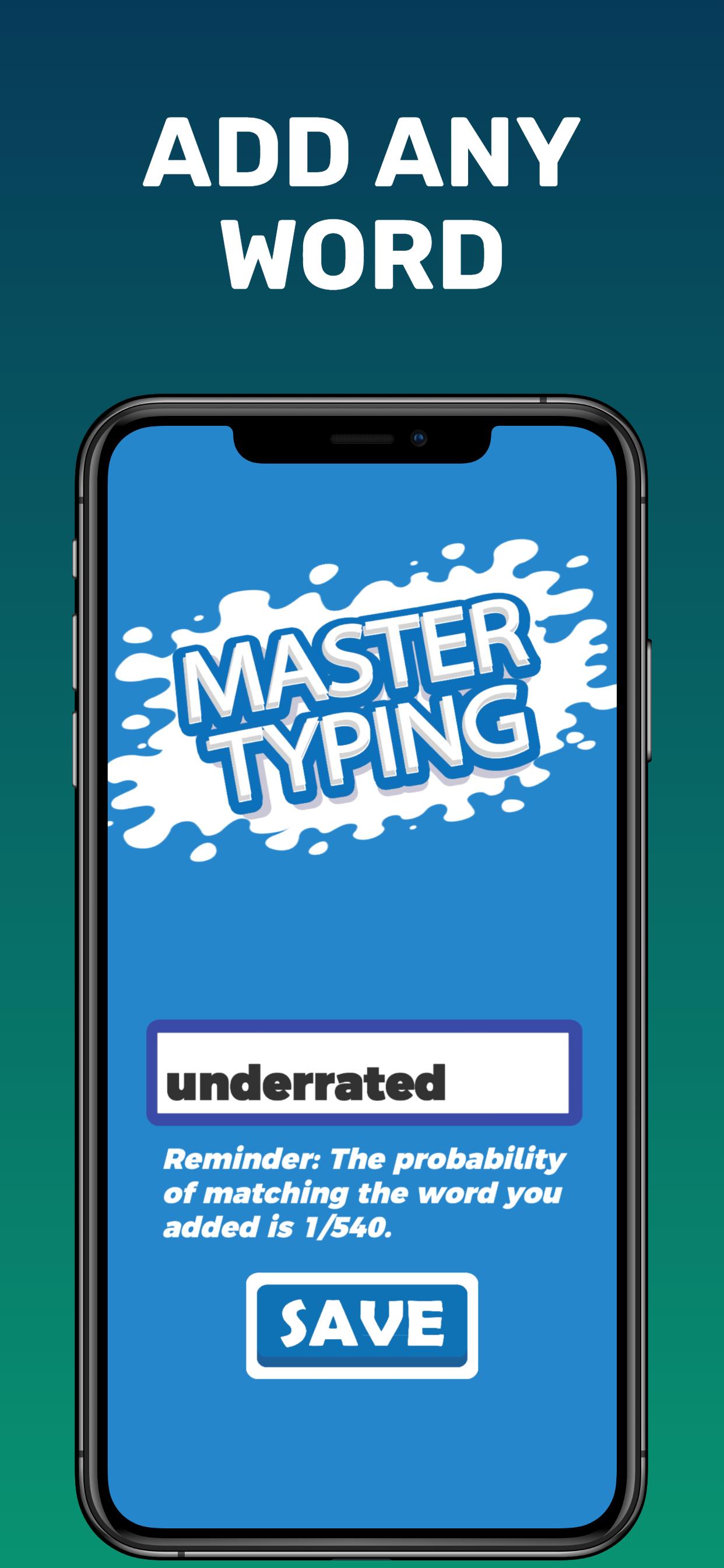 Master Typing Typing Speed Test 2.0.3 Screenshot 3