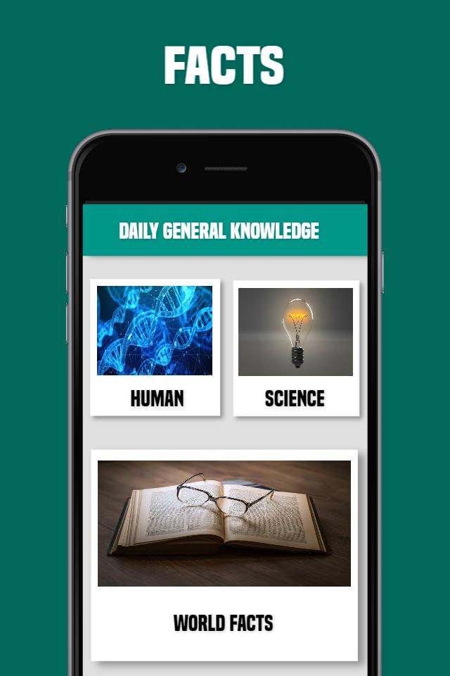 Daily General Knowledge and Facts 1.0.53 Screenshot 1