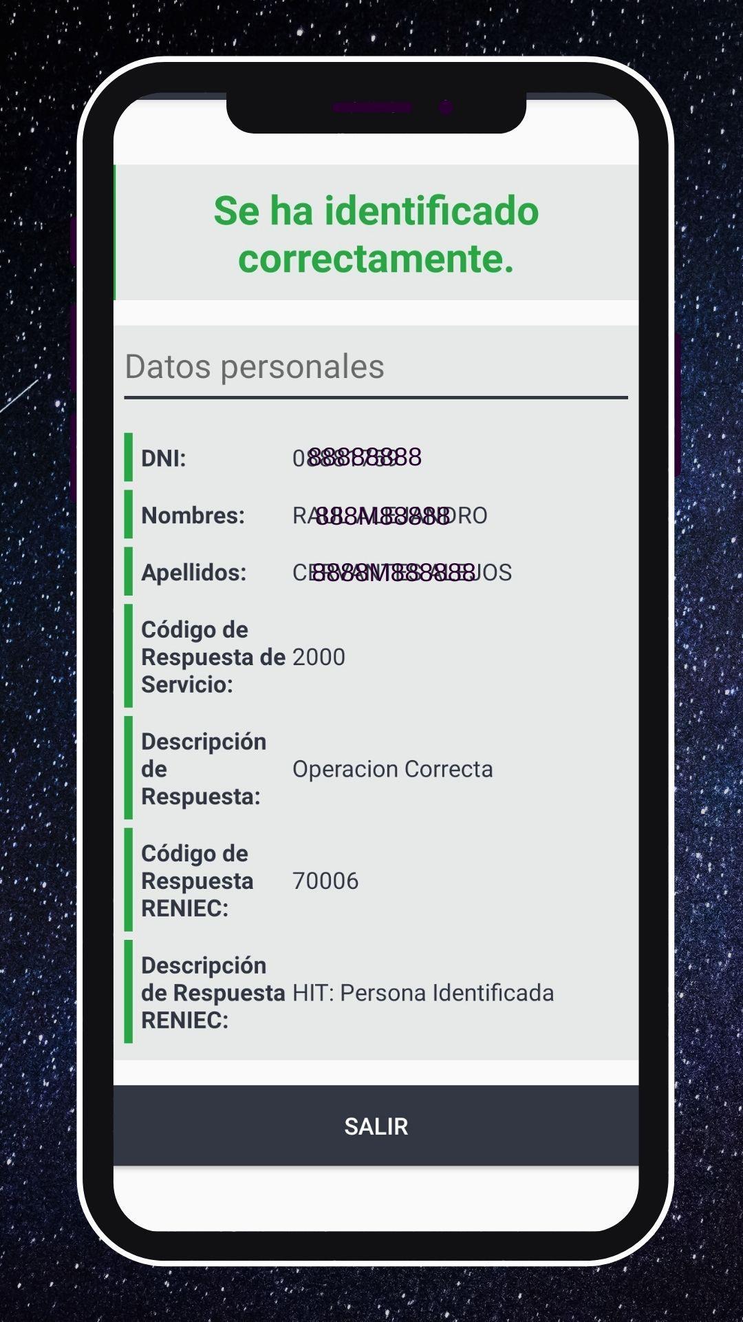 ACJBio Reconocimiento Facial 2.5 Screenshot 5