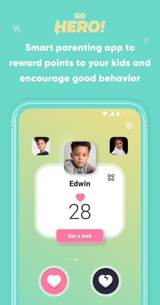 GO HERO - Little Hero chores & Rewards App 1.2.9 Screenshot 1