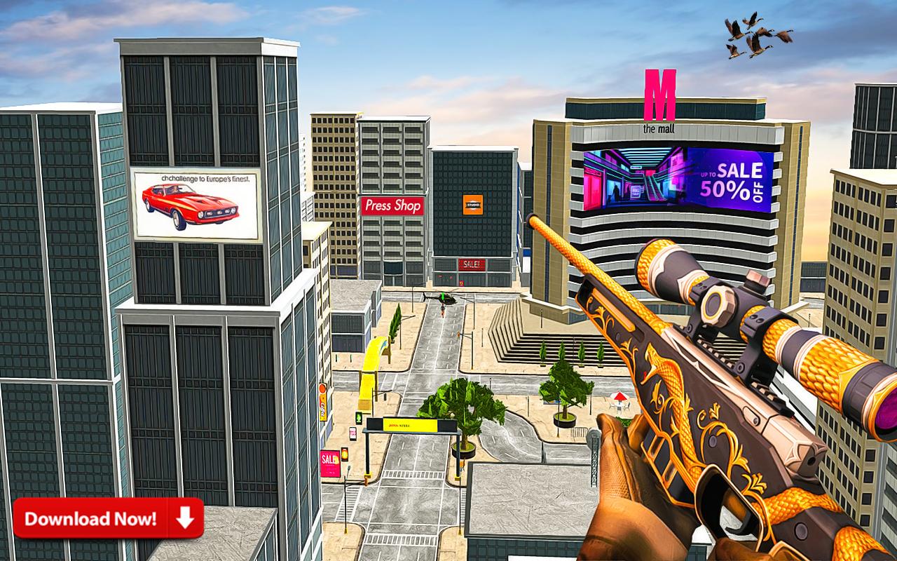New Sniper 3D: Fun Free Offline FPS Shooting Games 1.0 Screenshot 4