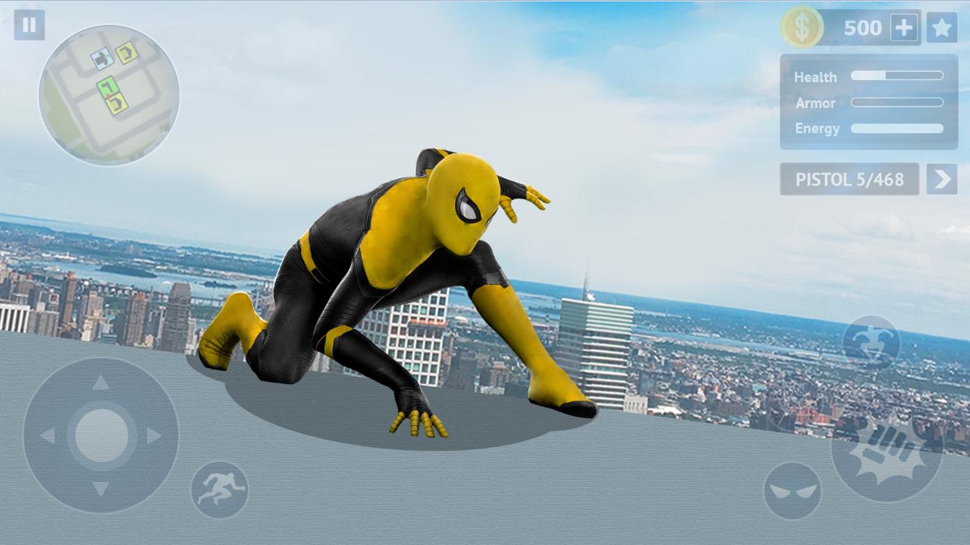 Flying Spider Rope Hero Super Vice Town Crime 1.0.32 Screenshot 3